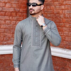 Turkish Thread Panjabi | Box Ash